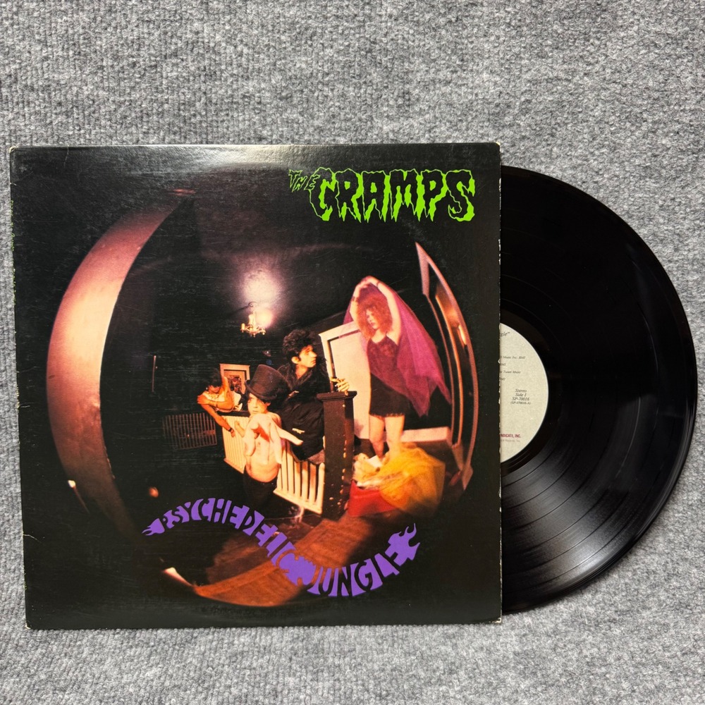 The Cramps: Psychedelic Jungle (Vinyl LP 1981 I.R.S. Records)‎ Psychobilly VG+